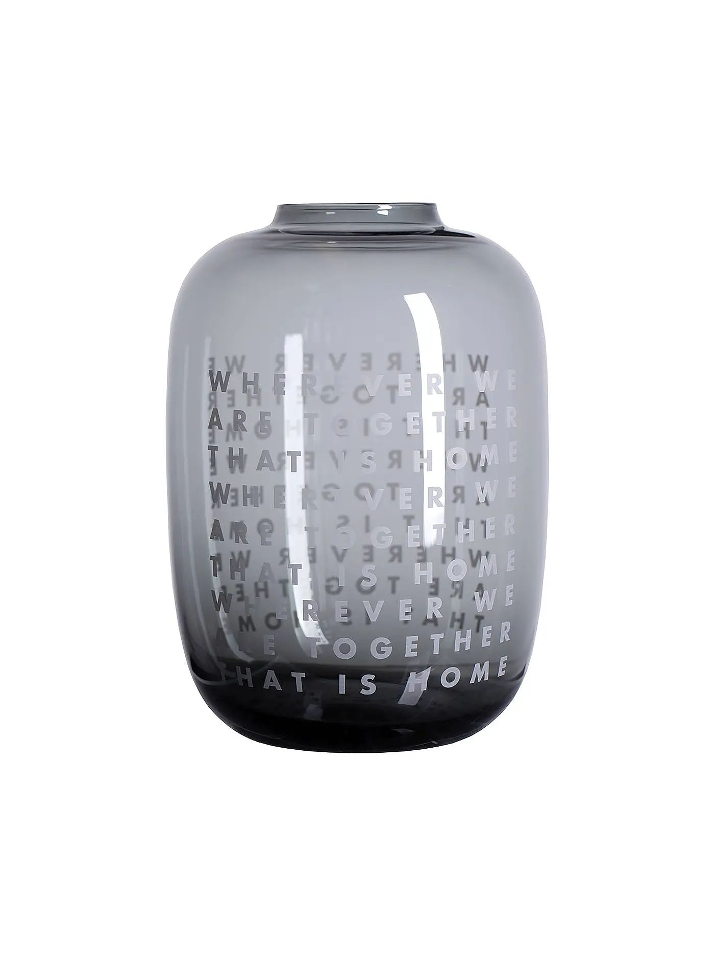 RAEDER | Glasvase Raum und Zeit 27x19,5cm Together | 